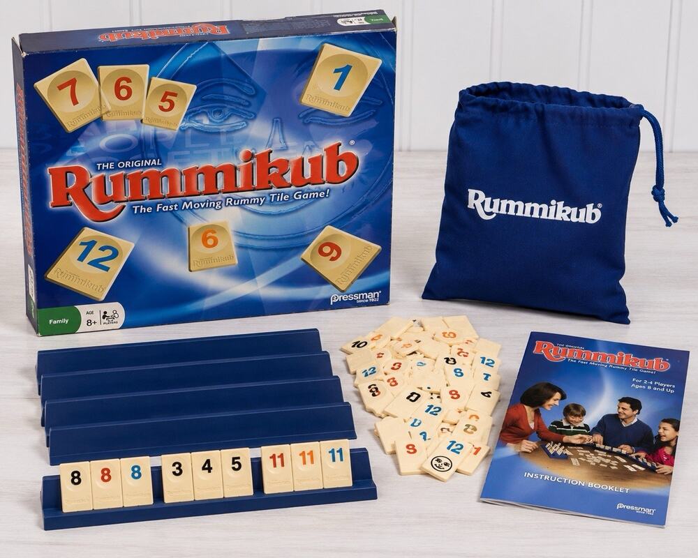 Pressman The Original Rummikub Fast Moving Rummy Tile Game Complete Ages 8+